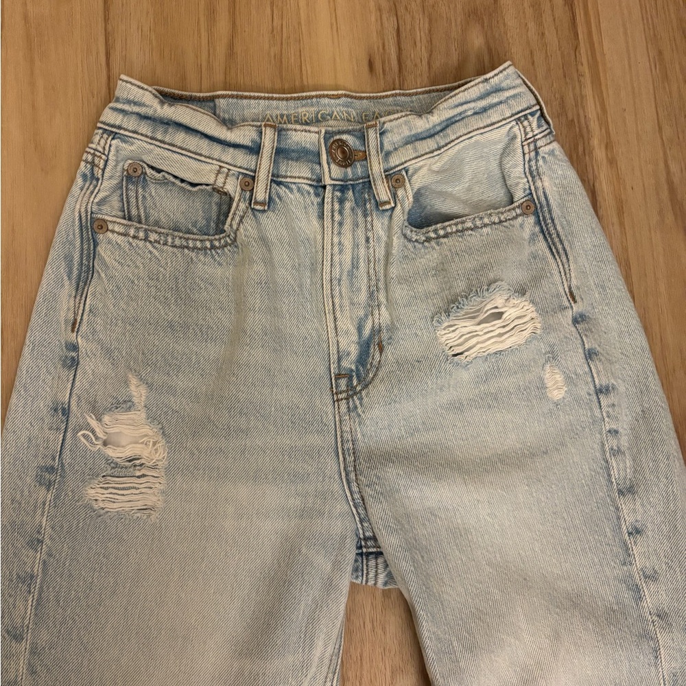 American Eagle high rise 90s boyfriend jeans
